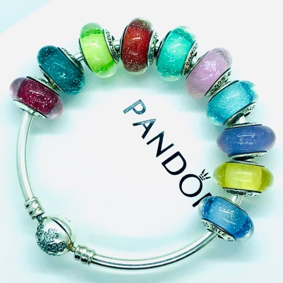 Pandora Jewelry - PANDORA Disney Princess Murano Complete Set, NEW!